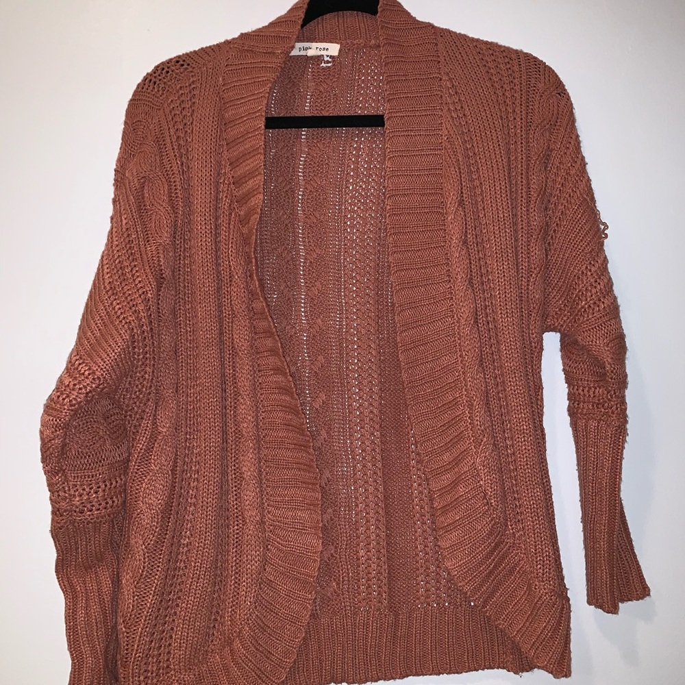 Cable knit sweater